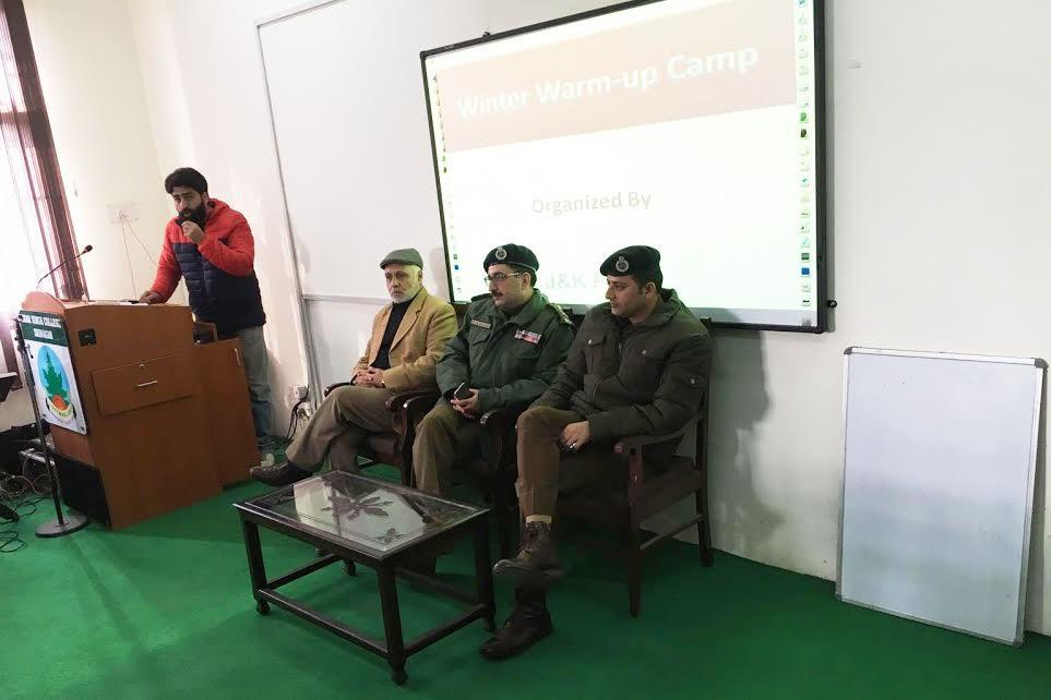 IGP Kashmir visits Winter Camps